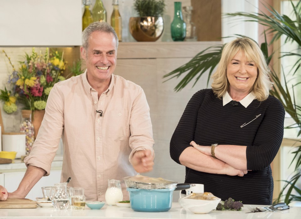 Fern with her ex-husband Phil Vickery on This Morning