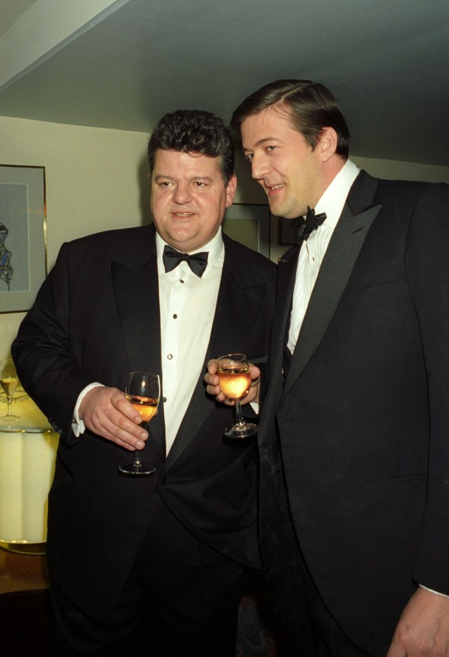 Stephen Fry paid tribute to his fellow actor this evening