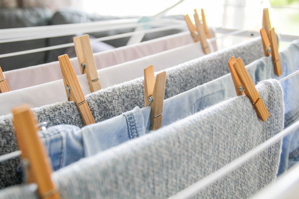 The easy method means clothes don't take as long to dry