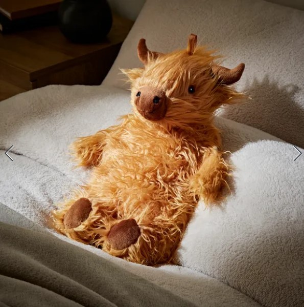 Hamish the Highland Cow Hot Water Bottle, £10