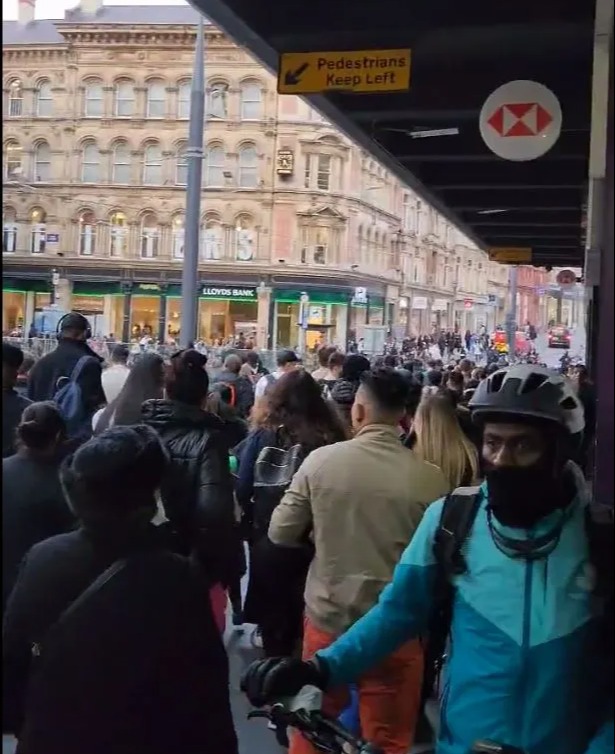 Birmingham New Street station has been evacuated this afternoon.