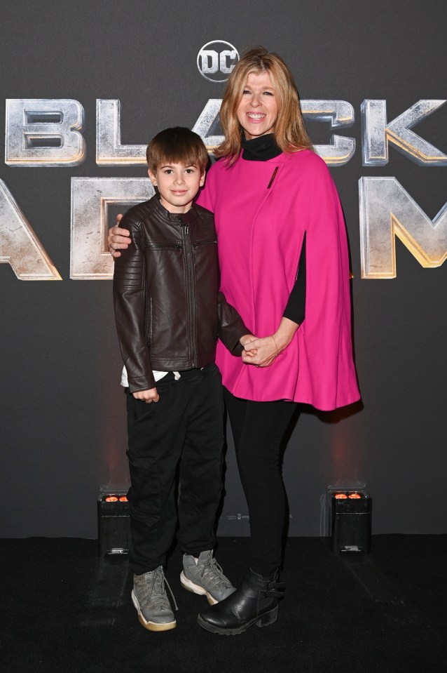 Kate was joined by son Billy at the Black Adam screening in London