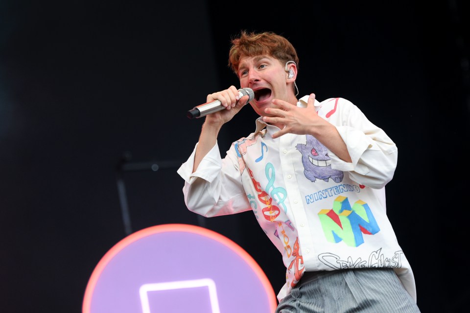 Glass Animals' single Heat Waves has set a record as the longest-charting song ever in the US - pictured lead singer Dave Bayley