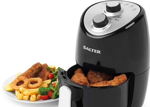 The Salter air fryer may be handy for larger families