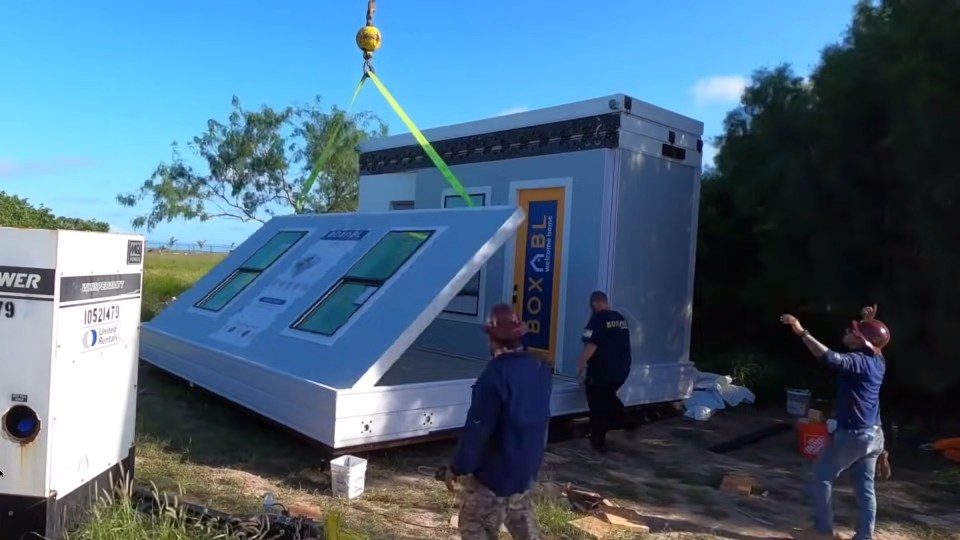 The billionaire rented a pre-fab $50K box before downsizing to a nearby £$45k house