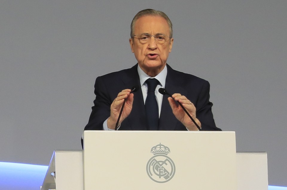 Real Madrid supremo Florentino Perez claims football is "sick" and needs change