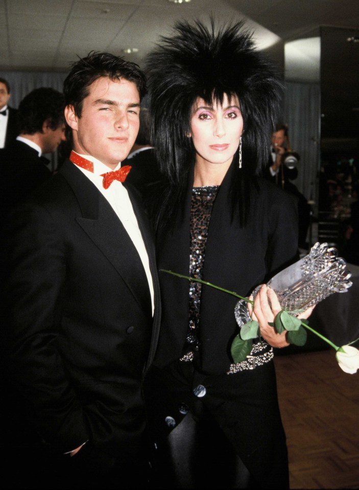 Tom Cruise and Cher were an item in the late 80s, with Cher admitting she was 'crazy for him'