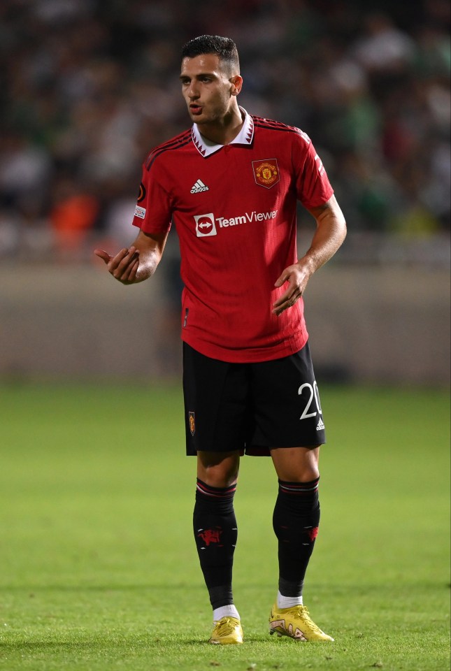 Diogo Dalot played the full 90 minutes as United beat Omonia on Thursday