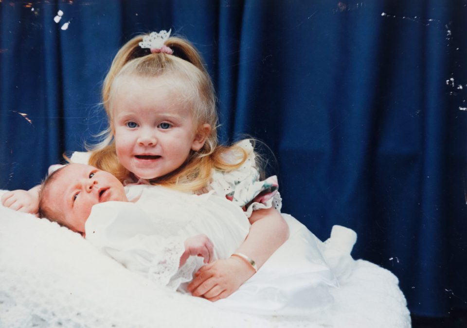 Shauna and Sarah Jane, the two young children who died in the fire in 1995