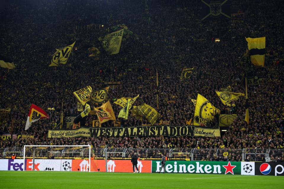 Borussia Dortmund's Yellow Wall has reached legendary status