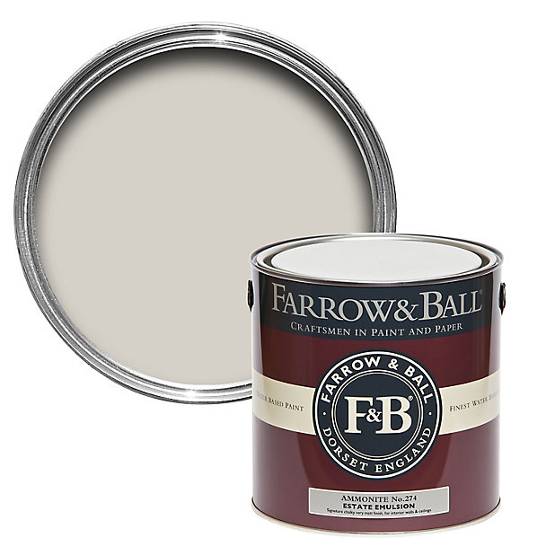 Switch up your  style with the seasons using popular Farrow & Ball matt emulsion, £52