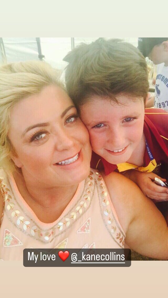 Gemma shared a rare snap with her 'secret' nephew Kane