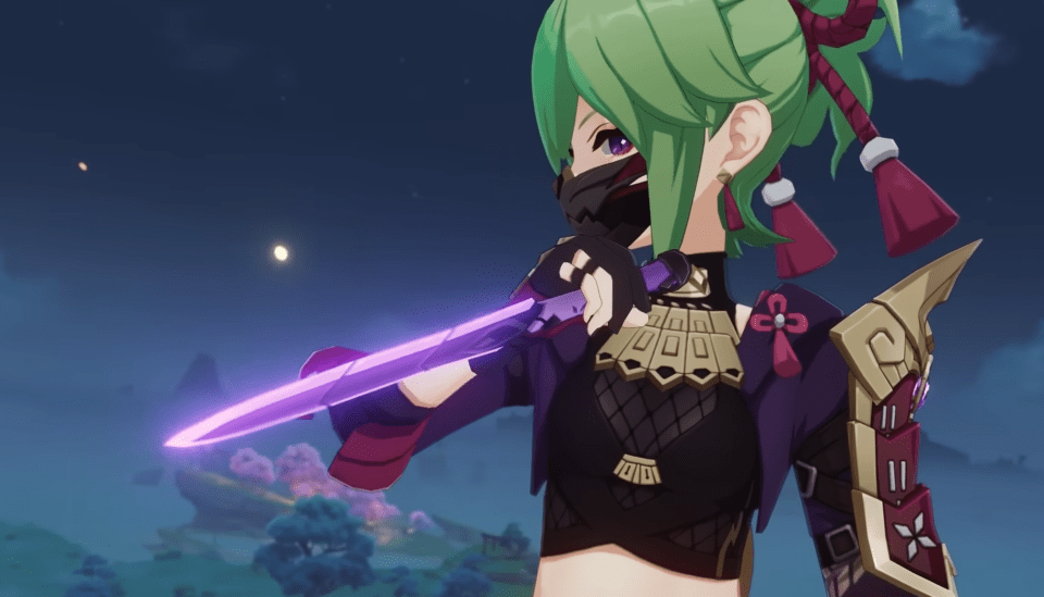 Kuki Shinobu is a four-star Electro swordwoman.