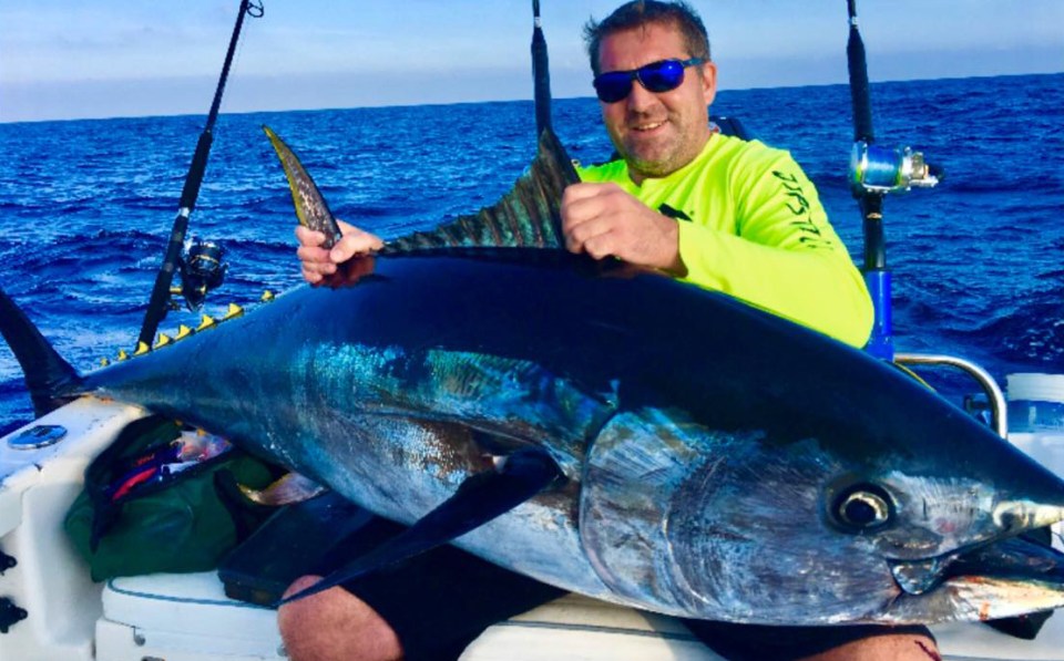 Simon Batey and pal Jason Nott (pictured) have fished all over the world