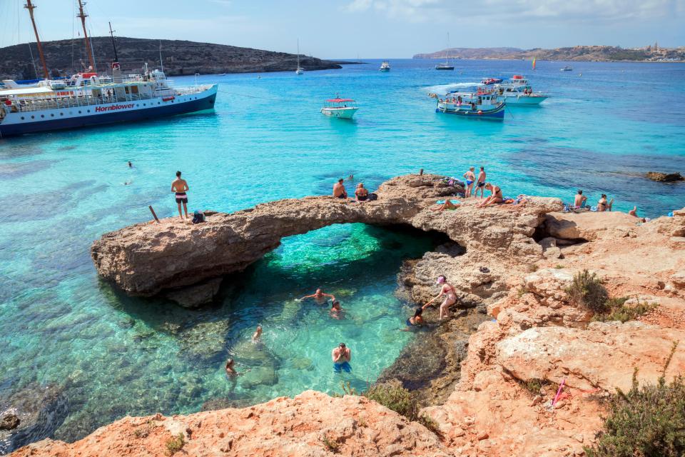 Malta has it all - watersports, diving, cycling routes, 12 Blue Flag beaches and the ‘Blue Lagoon’ (pictured)