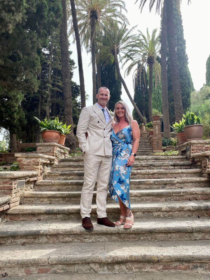 The couple were on holiday in Nerja, Spain, for a family wedding at the time