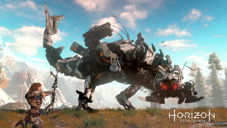 Multiplayer will see many players take on large mechanical beasts.