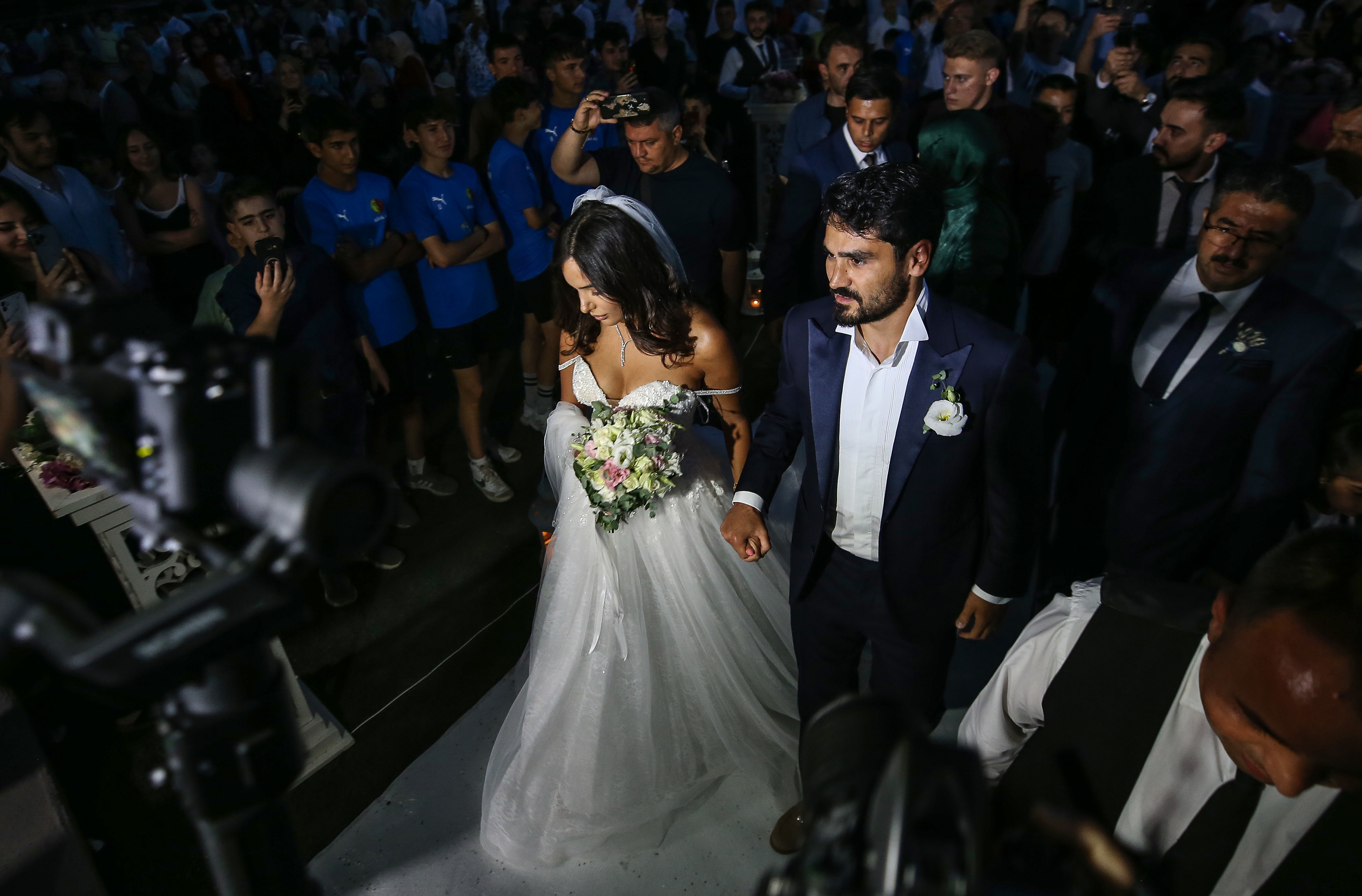 Ilkay Gundogan married stunning partner Sara in July 2022