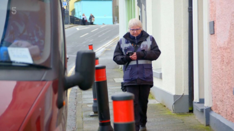 Civil Enforcement Officer Debs patrols Tenby and says she is lenient