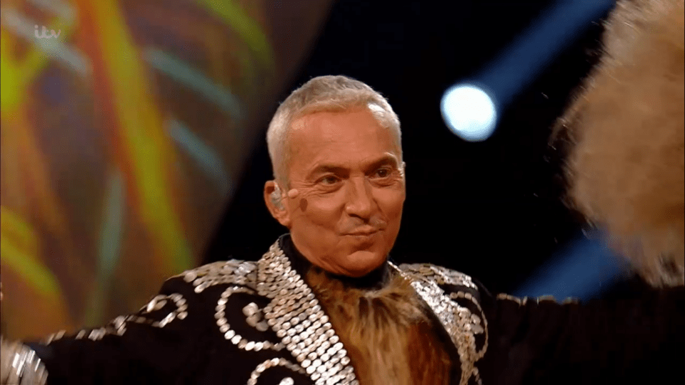 Pearly King was unmasked as Strictly star Bruno Tonioli