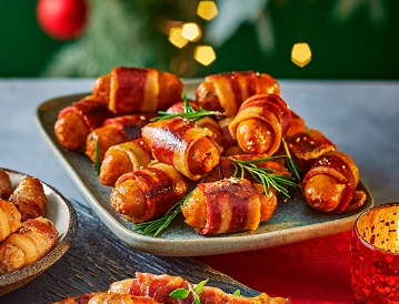 Tesco is unveiling 16 varieties of pigs in blankets this Christmas