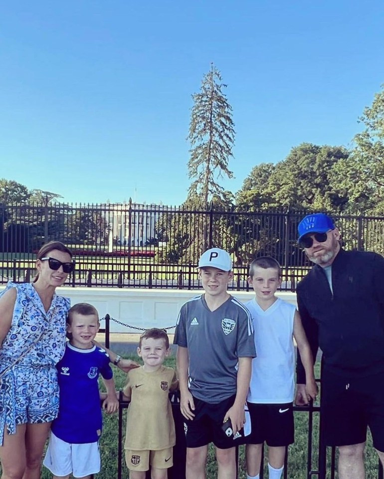 Despite not living in Washington, the family recently flew to Washington to visit Wayne