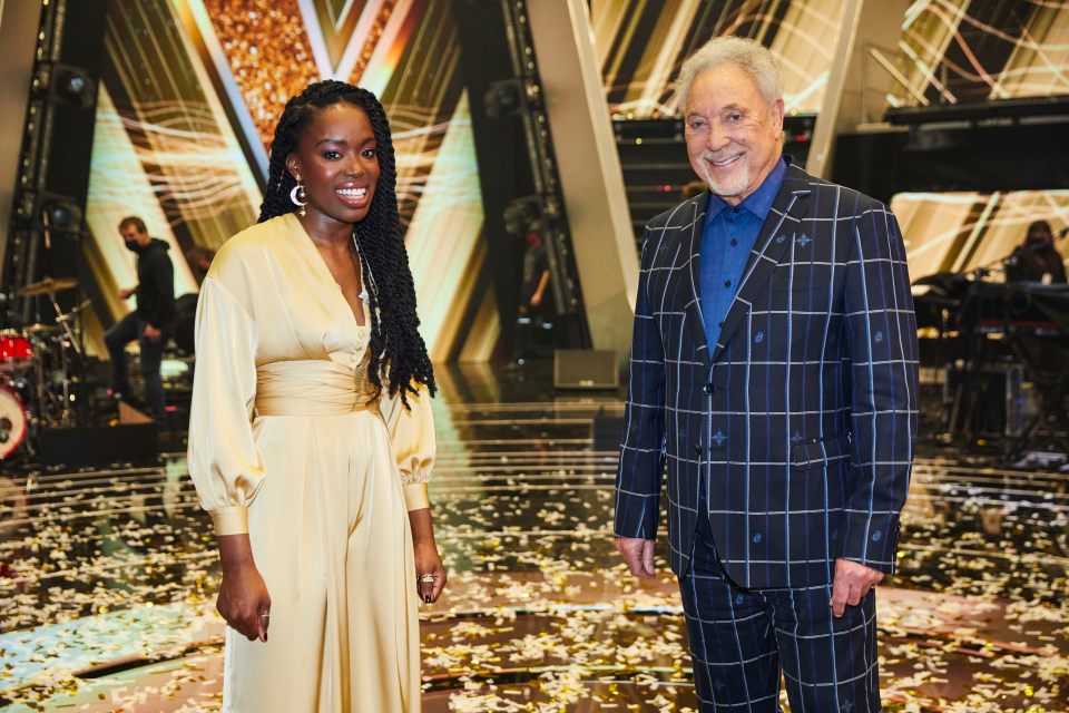 The singer gave Sir Tom Jones his third win on the programme