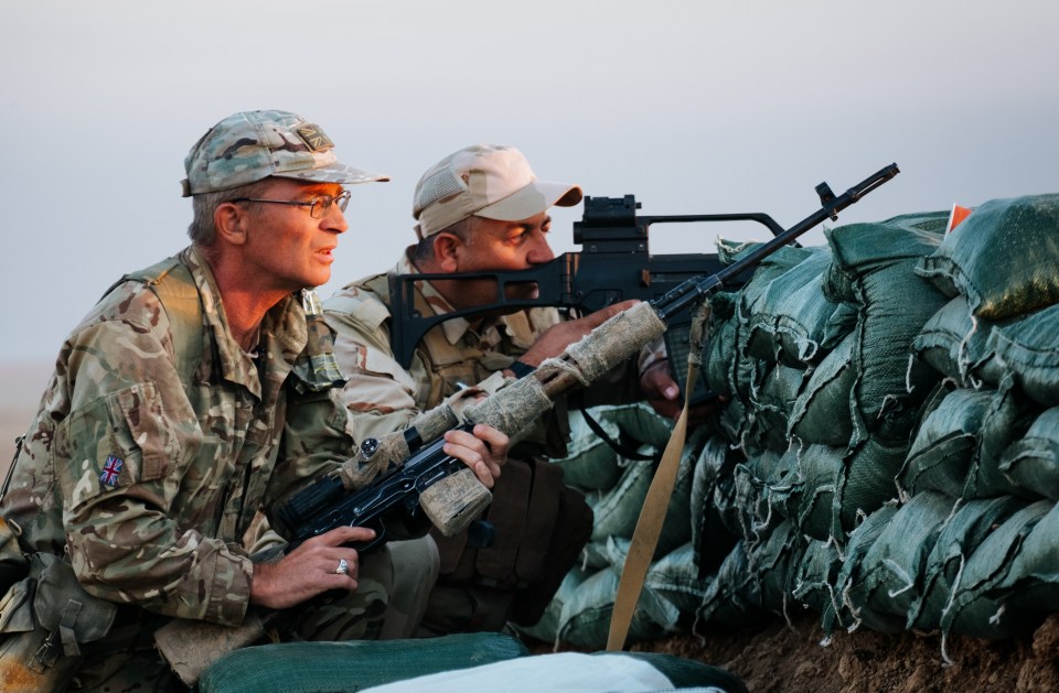 He fought alongside the Kurdish Peshmerga forces