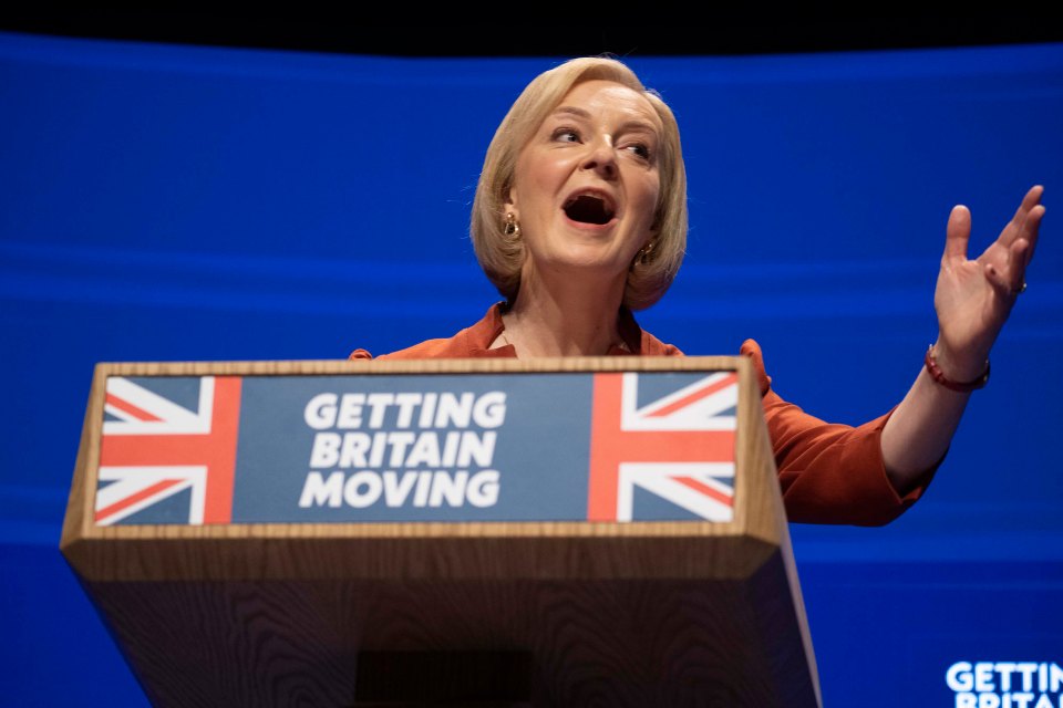 Day 30: PM Liz Truss addresses the Conservative Party Conference in Birmingham