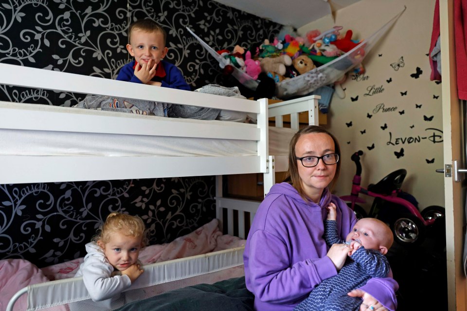 Leanne fears her growing kids will run out of space before a new property becomes available