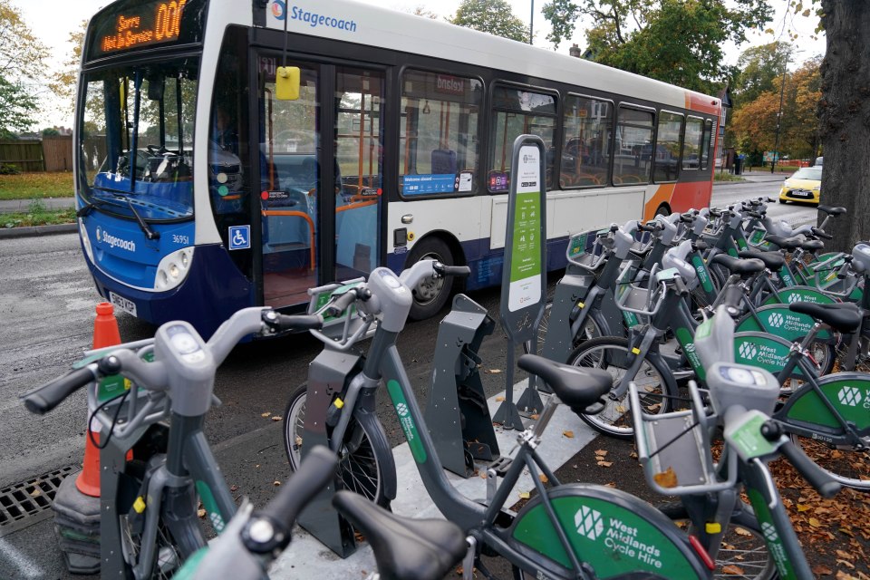 The cycleway to the University Hospital Coventry and Warwickshire is due to be completed in March 2023