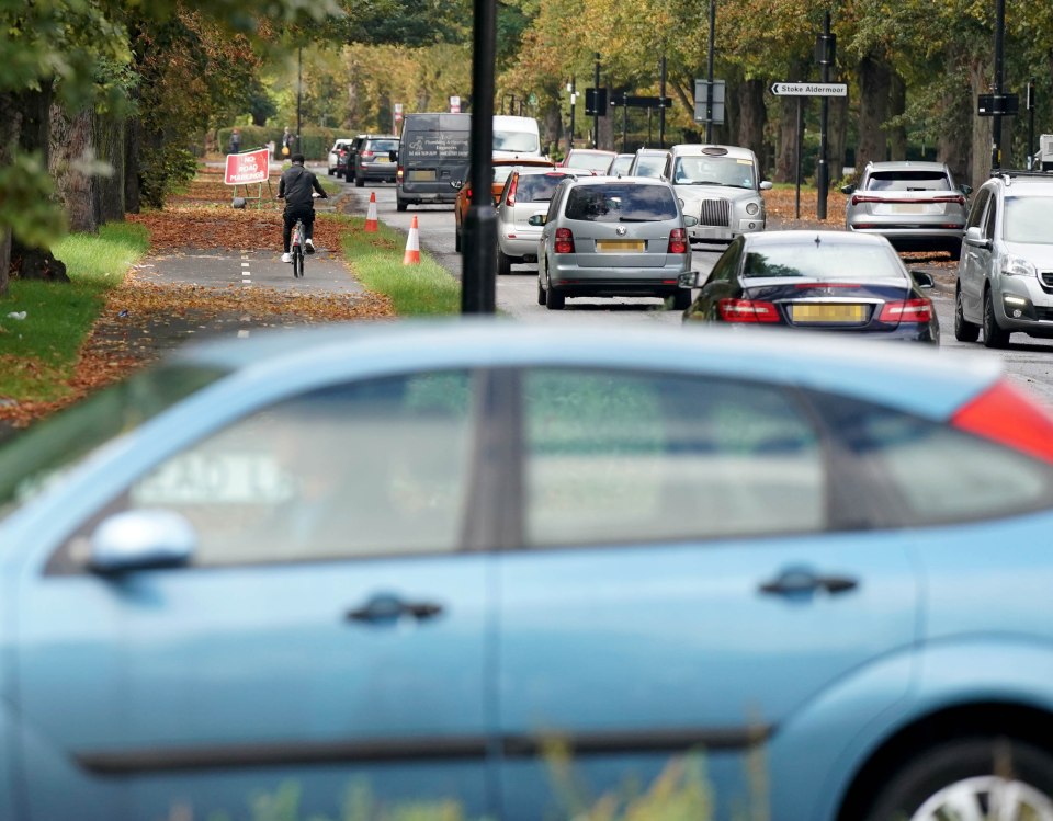 The council is building a cycle lane in Binley Road, Coventry