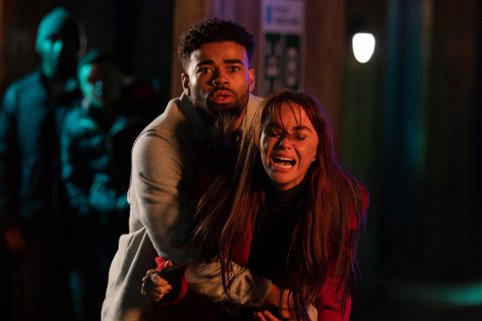 Jen with co-star Malique Thompson-Dwyer, who plays Prince