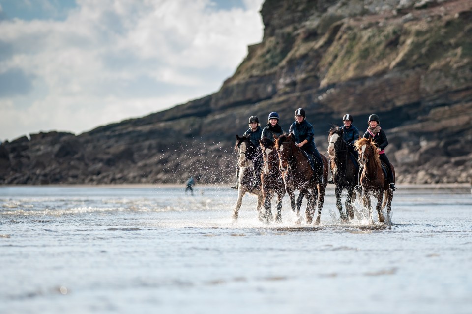 There's also horse riding on offer for the more equestrian among us