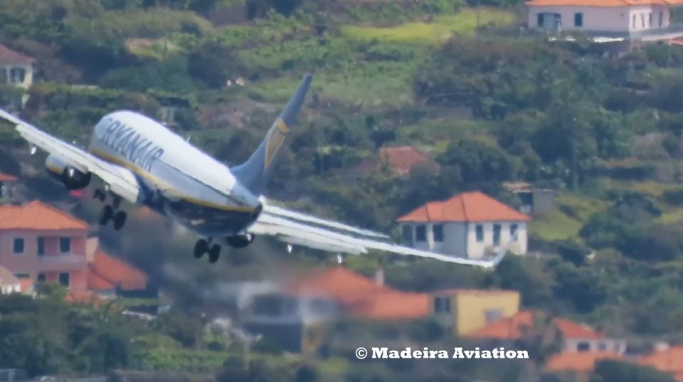 Madeira Airport is known for its high crosswinds