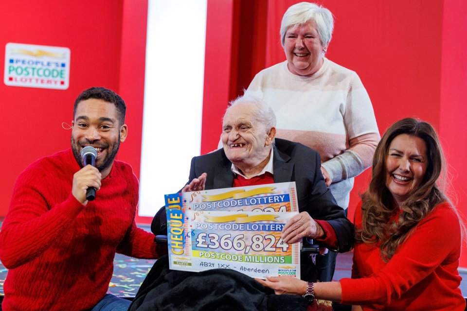 83-year-old Alexander Hardingham was left stunned when he learned he had won over £700k