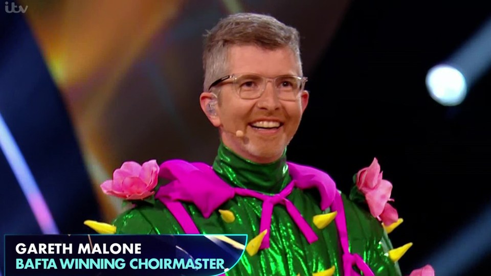 Gareth Malone was behind the Cactus mask