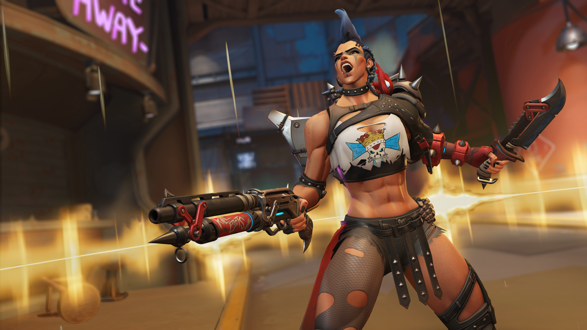 Junker Queen is another new character in Overwatch 2.