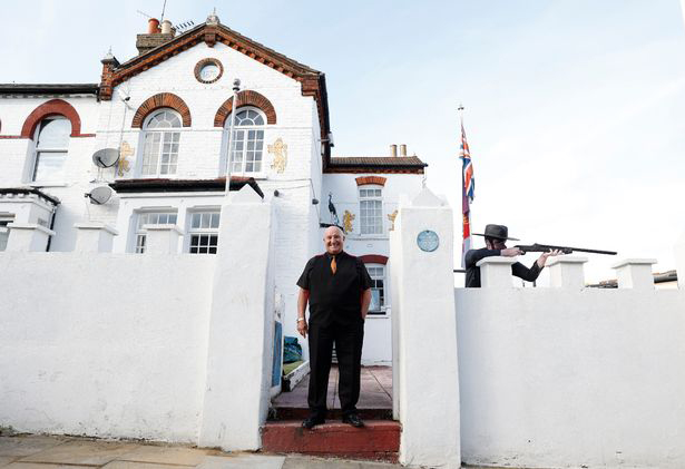 Camelot Castle is on a quiet London street - but it stands out