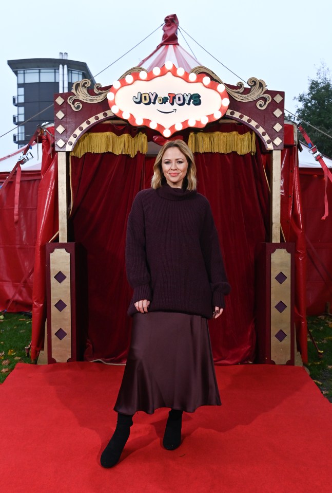 Celebrity Kimberley Walsh unveiled the toys at the 'Joy of Toys' experience on London's South Bank