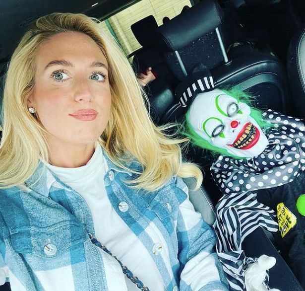 Paris Fury teased fans with a terrifying clown with green hair and a petrifying smile