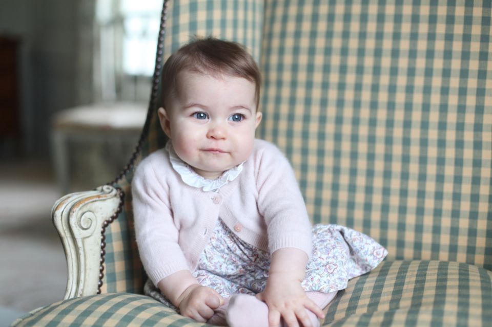 Princess Charlotte pictured in Anmer Hall as a toddler