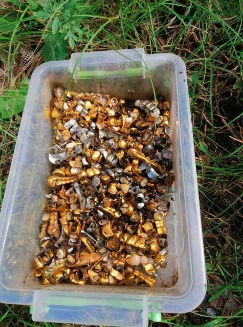 Dozens of gold tooth were hauled from the site – prompting comparisons to the infamous Nazi concentration camp Auschwitz