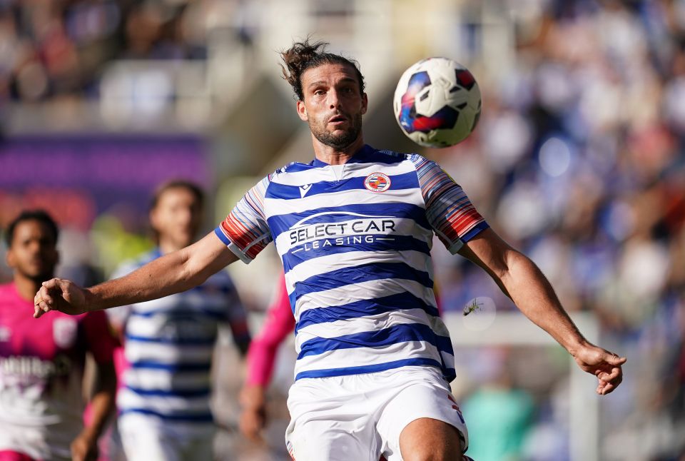 Andy Carroll is enjoying a second spell at Reading