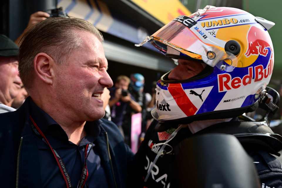 Jos Verstappen, a former F1 driver, has backed his son all the way