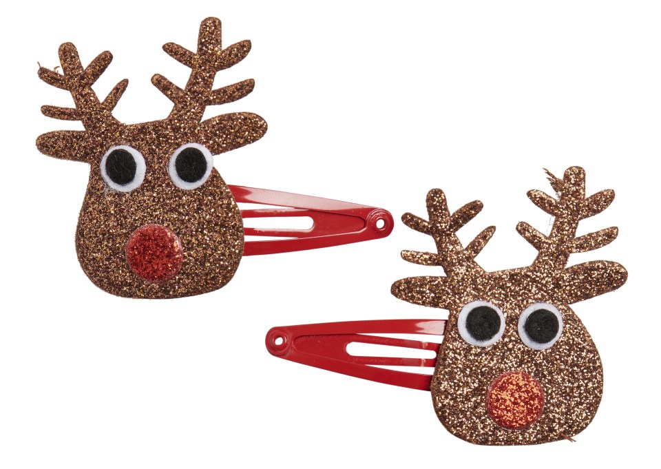 Get in the festive spirit with reindeer hair clips at Wilko