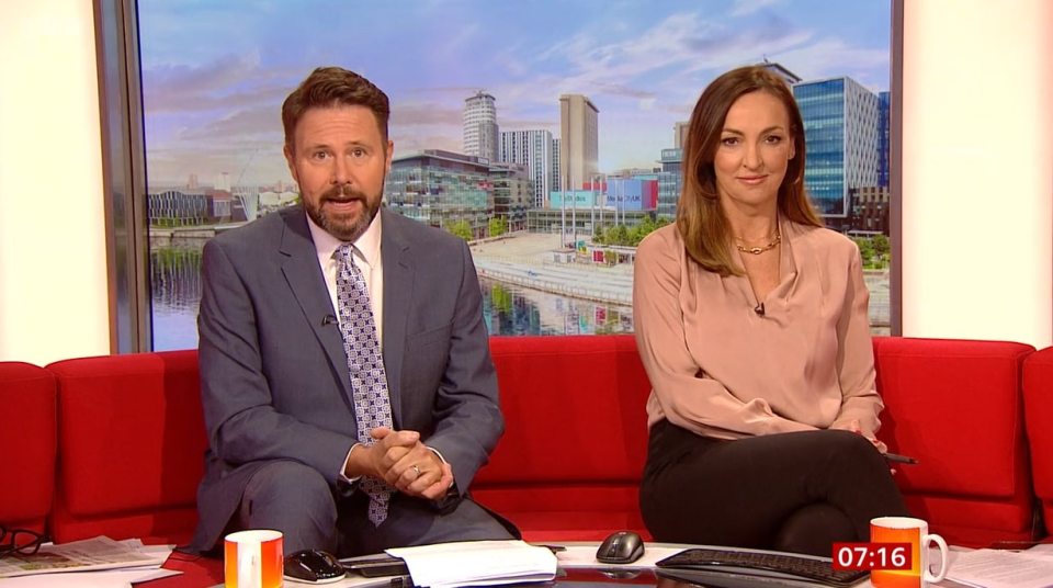 Victoria, 38, has replaced Sally Nugent, right, for the second day running