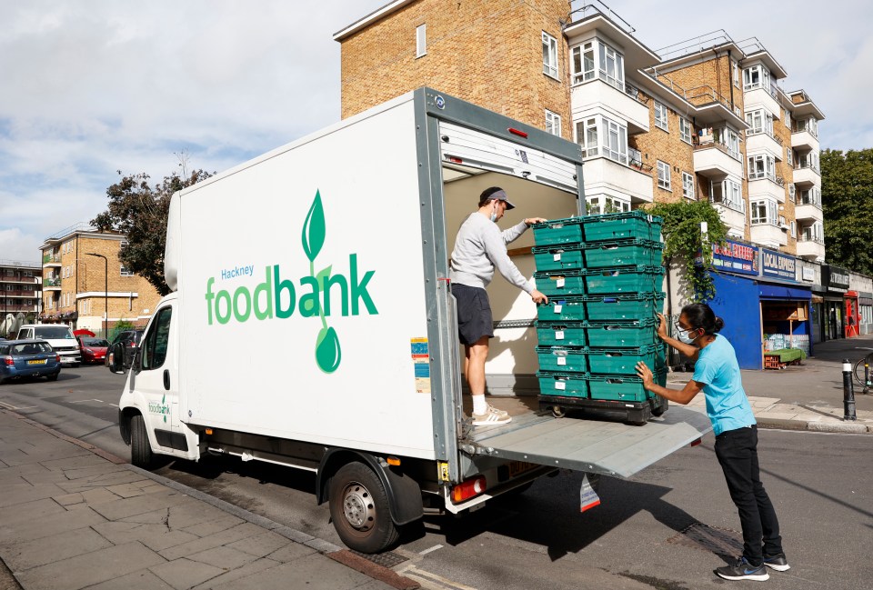 She says the local food bank has been a lifesaver