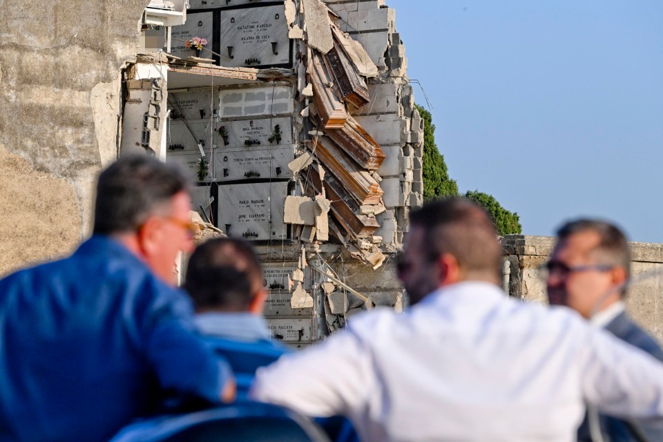 This is the second time in a year Poggioreale Monumental Cemetery suffered a partial collapse