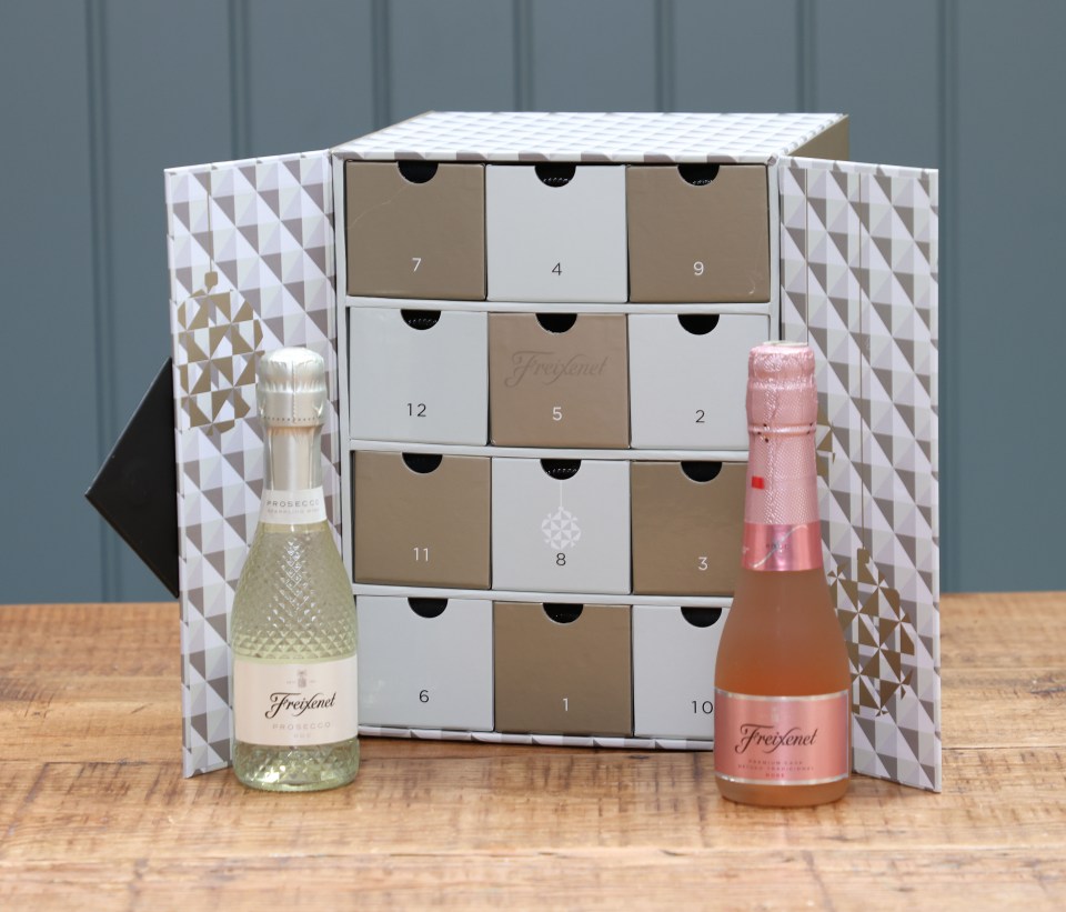 This flashy looking Prosecco advent calendar could be a hit for fizz fans